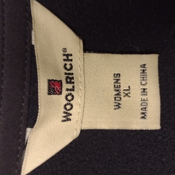 Woolrich Plaid Red and Black Women's XL Vest - Picture 7 of 9